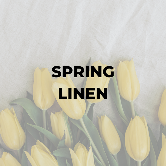 Spring Linen Candle